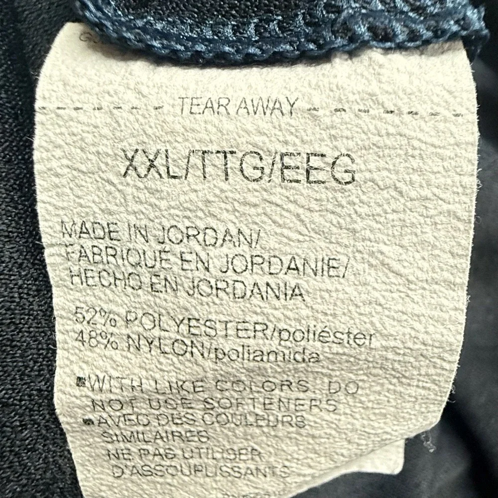 Under‎ Armour Seamless Tee XXL Blue HeatGear Shirt Mens Small Hole